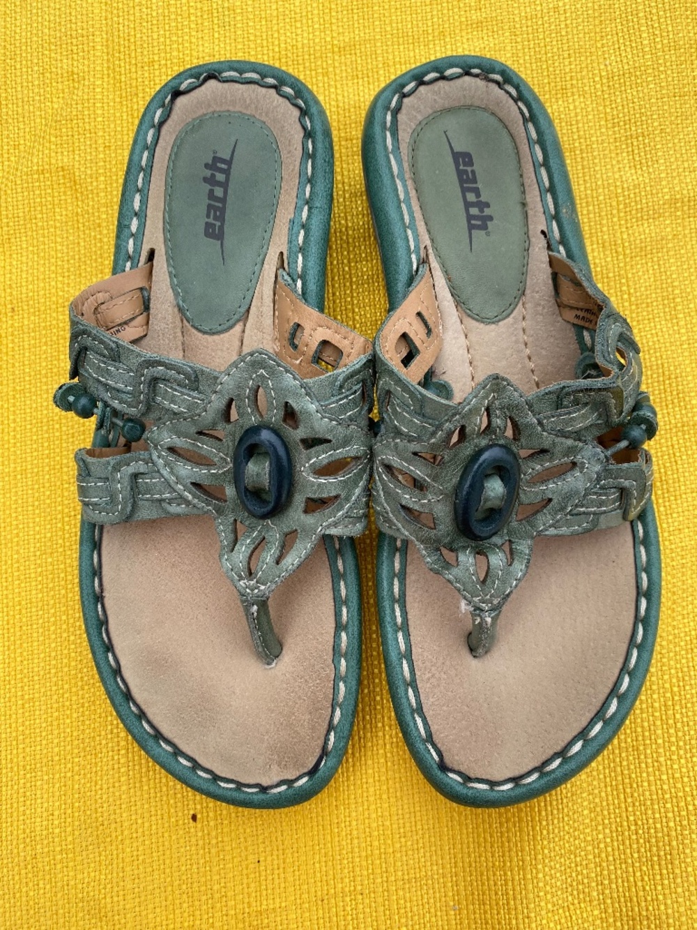 Earth Teal Sandals "Wander" size 7.5